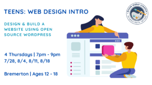Cancelled: Teens Web Design Intro 4 week series @ Dream Maker Creative