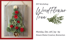 DIY Wood Flower Tree @ Dream Maker Creative