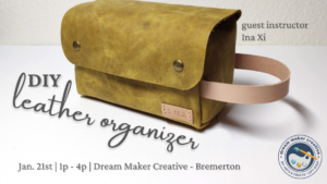DIY Leather Organizer Workshop @ Dream Maker Creative