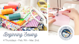 Beginning Sewing for Adults @ Dream Maker Creative