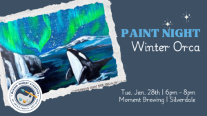 Paint Night - Winter Orca @ Moment Brewing