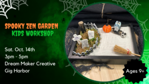 DIY Spooky Zen Garden Workshop (for Kids!) @ Dream Maker Creative