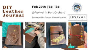 DIY Leather Journal Workshop @ Revival